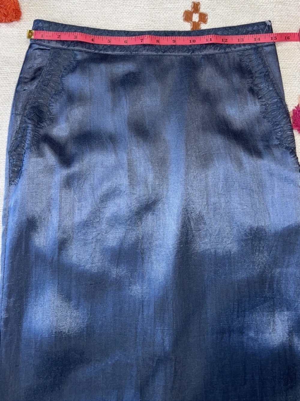 🆕 Free People x Brenda Knight Satin and Lace Maxi Skirt & Vest Set XS - Picture 13 of 16